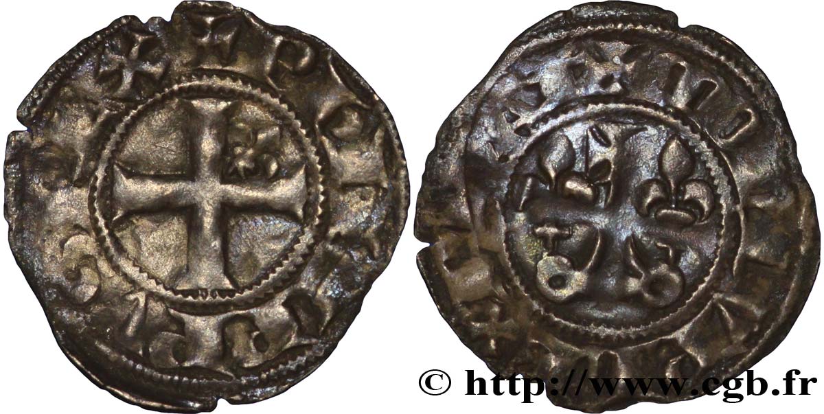PHILIPPE IV LE BEL Double tournois n.d. s.l. TB