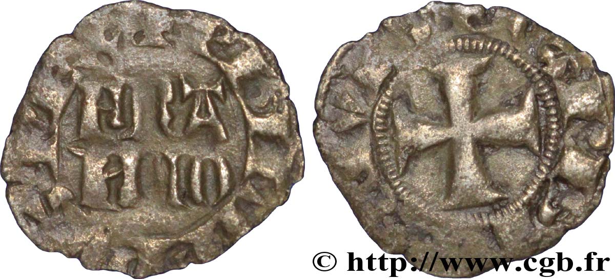 PHILIPPE VI DE VALOIS Denier parisis, 2e type n.d. s.l. TB+