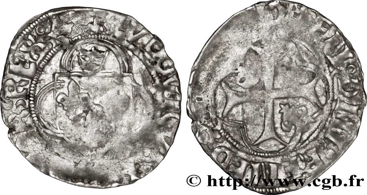 LOUIS XII  Sizain ou Petit blanc à la couronne n.d. Bordeaux BC