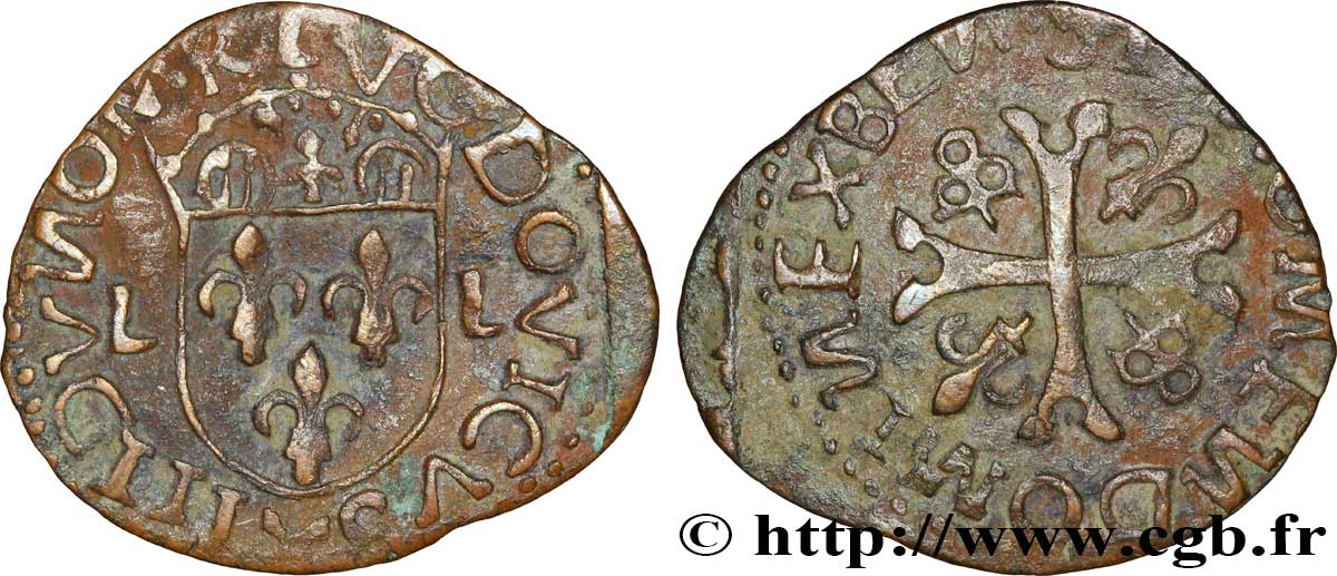 LOUIS XIII LE JUSTE Douzain (émissions illégales) n.d. s.l. TTB