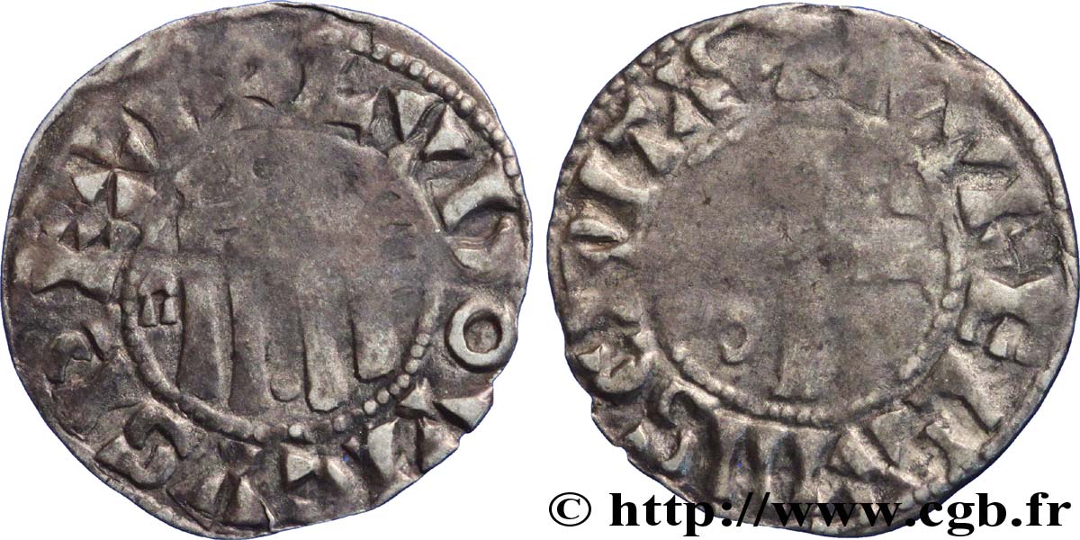 LOUIS VI LE GROS Denier n.d. Orléans TB