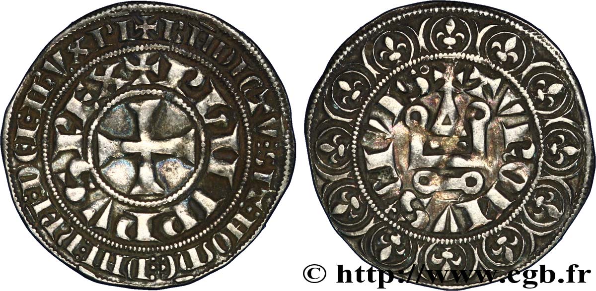 PHILIPPE V LE LONG Gros tournois n.d. s.l. TTB