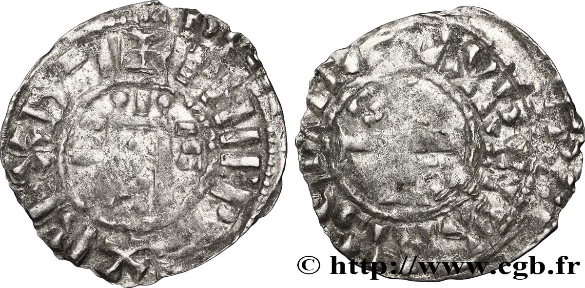 FELIPE I Denier, 4e type n.d. Orléans BC