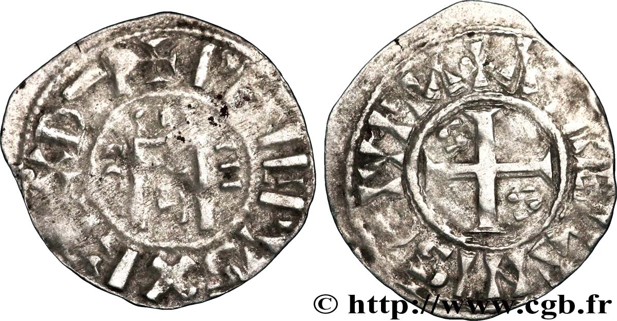PHILIP I Denier n.d. Orléans VF
