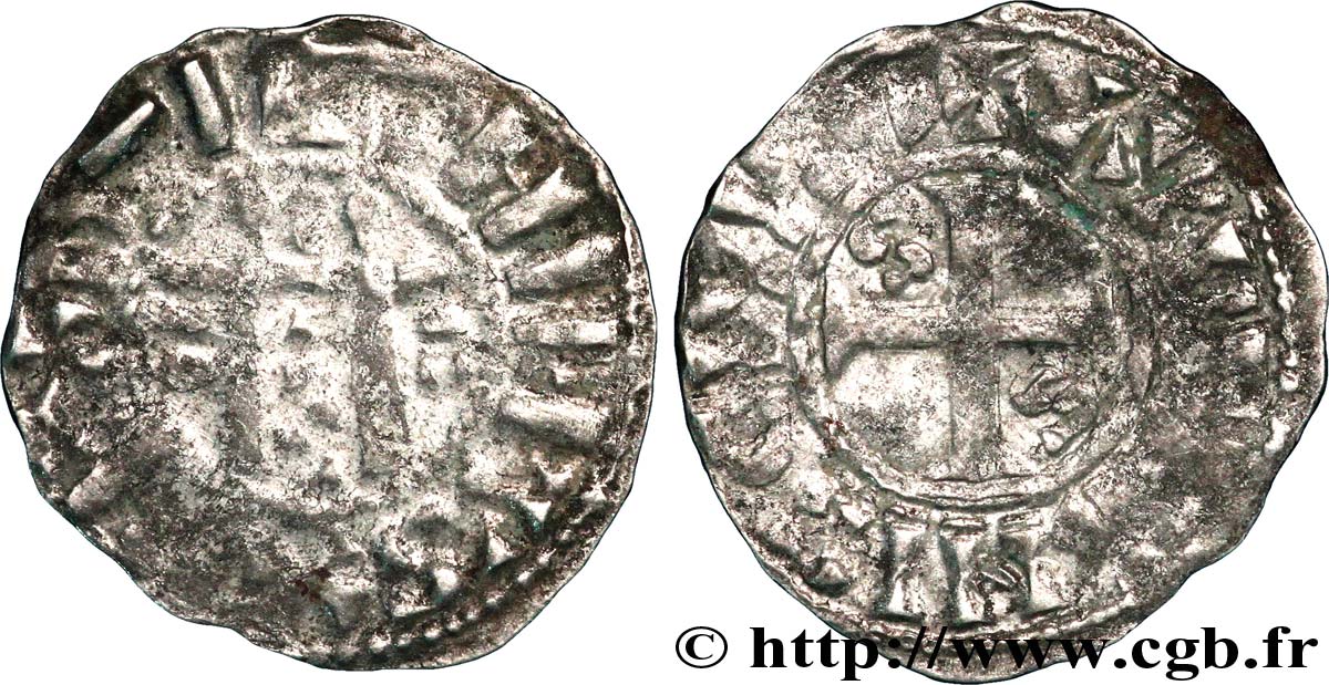 PHILIP I OF France Denier n.d. Orléans F
