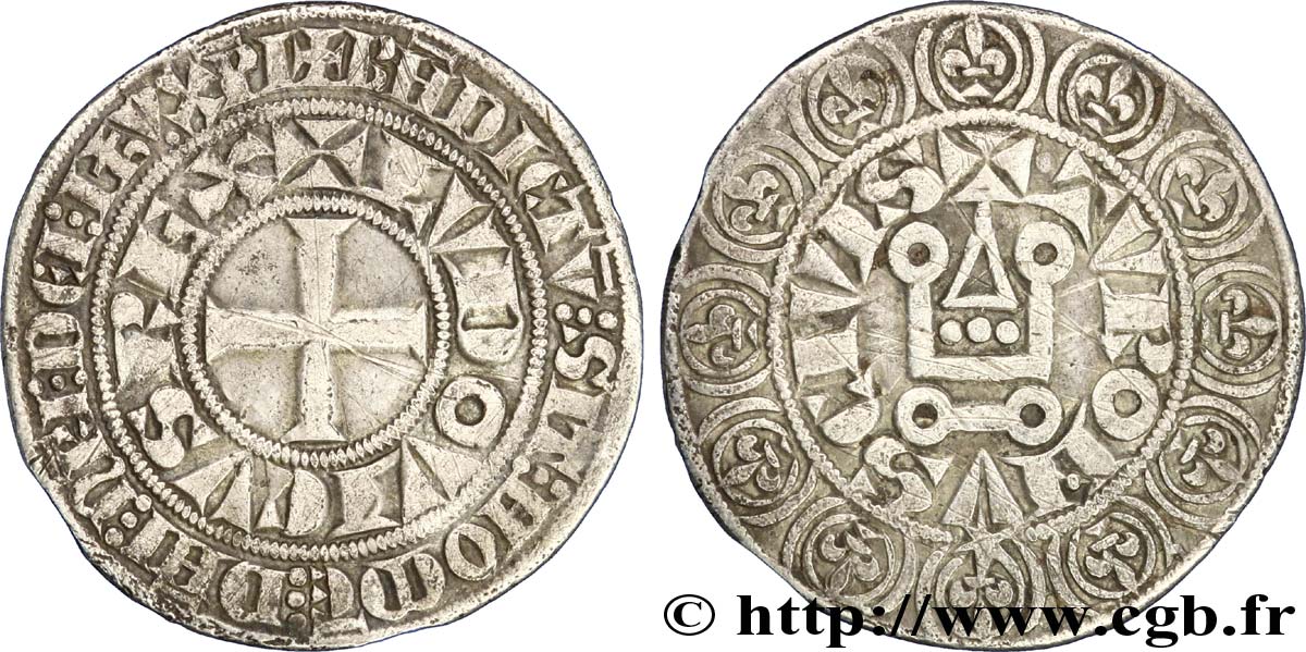 LOUIS IX DIT  SAINT LOUIS  Gros tournois à l’étoile n.d. s.l. TB+