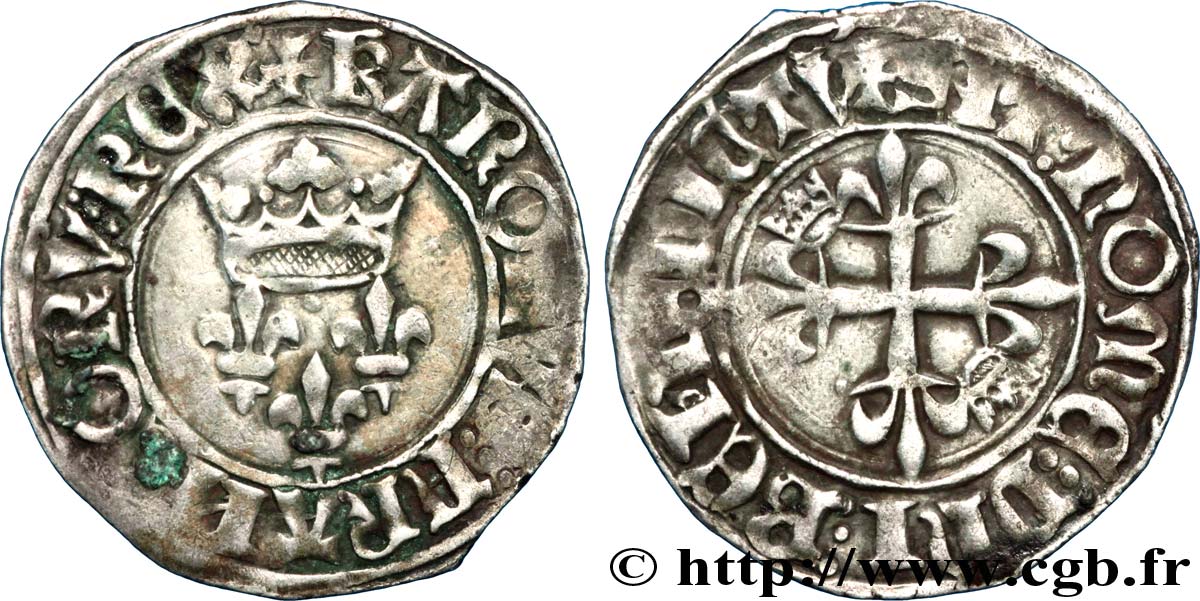 CHARLES VI LE FOU OU LE BIEN AIMÉ Gros dit  florette  n.d. Rouen TTB