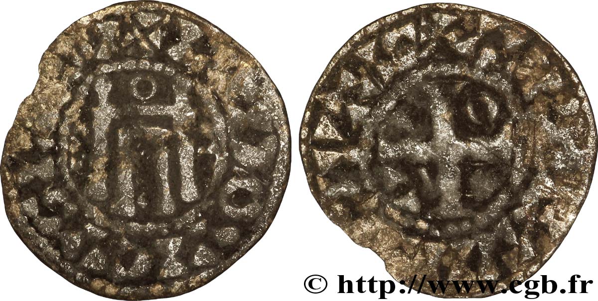 LOUIS VI LE GROS Denier n.d. Orléans B