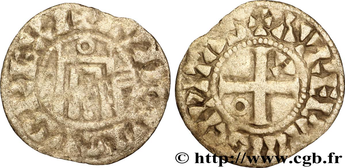 LOUIS VI LE GROS Denier n.d. Orléans TB