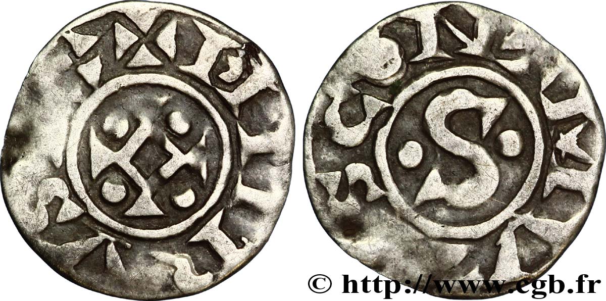 FILIPPO I Denier, 2e type n.d. Mâcon q.BB