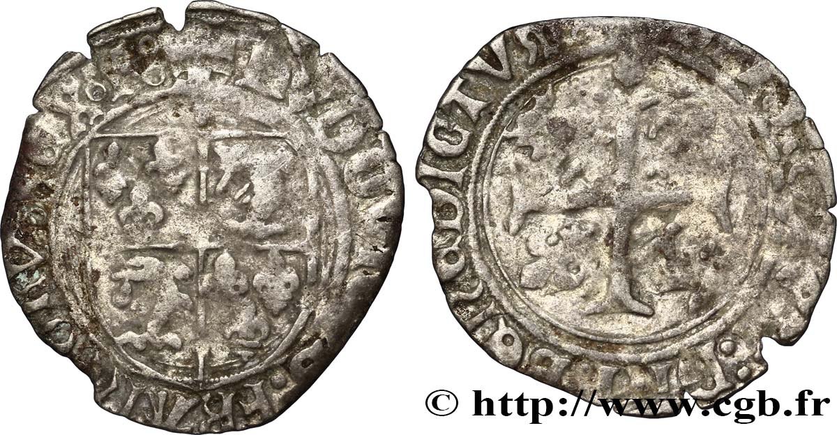 LOUIS XII LE PÈRE DU PEUPLE Douzain du Dauphiné n.d. Montélimar B