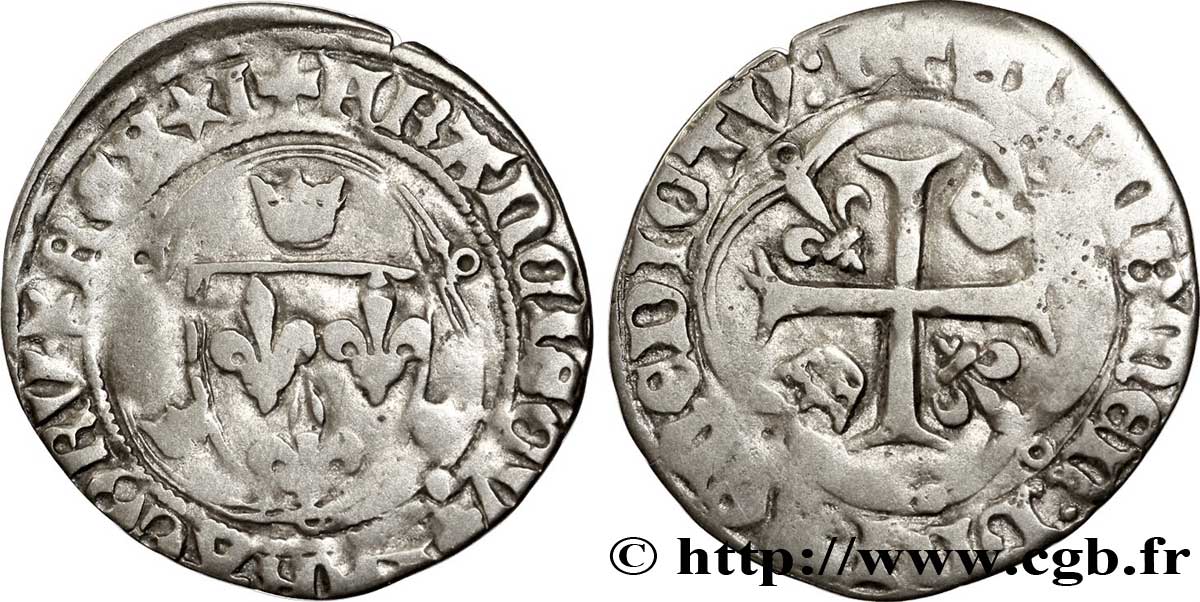 FRANCOIS I Grand blanc à la couronne, 1er type n.d. Limoges BC