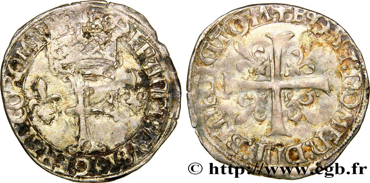FRANÇOIS IER LE RESTAURATEUR DES LETTRES Dizain franciscus, 1er type n.d. Bayonne TB+
