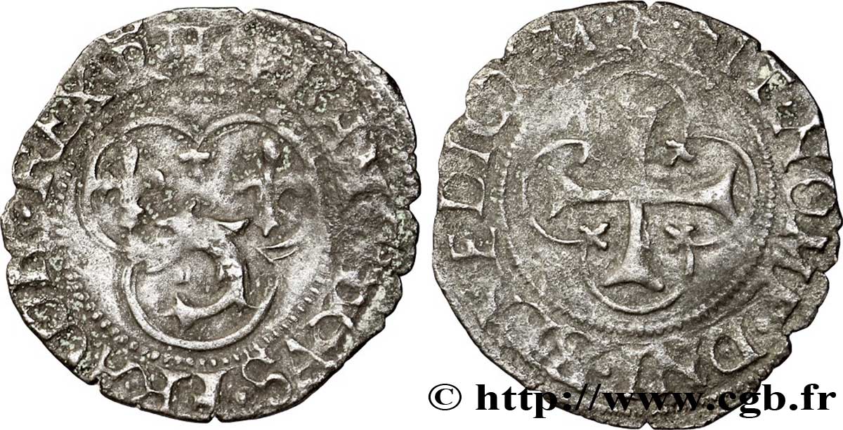 FRANÇOIS IER LE RESTAURATEUR DES LETTRES Double tournois du Dauphiné, 1er type n.d. Romans TB