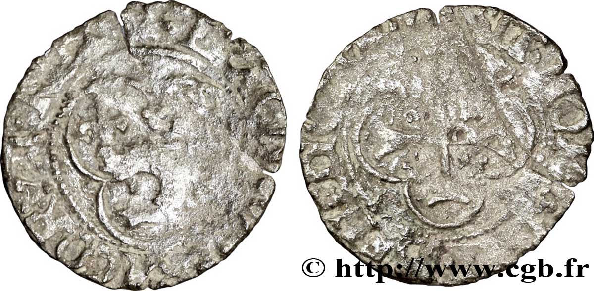FRANÇOIS IER LE RESTAURATEUR DES LETTRES Double tournois du Dauphiné, 1er type n.d. Atelier indéterminé TB