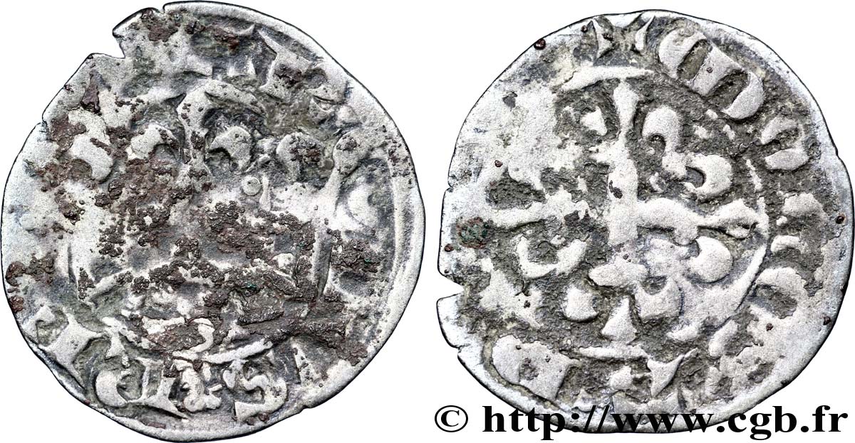 CHARLES IV LE BEL Double parisis n.d. s.l. B
