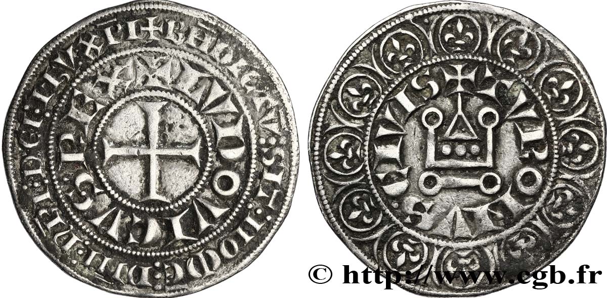 LOUIS IX DIT  SAINT LOUIS  Gros tournois n.d. s.l. TTB