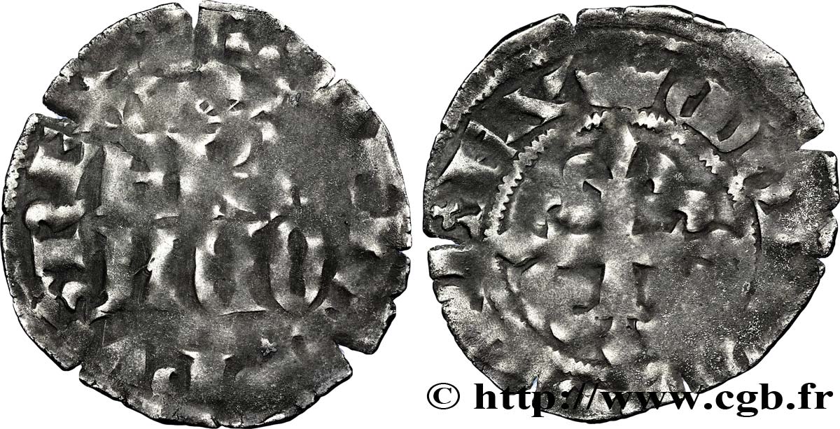 PHILIPPE VI DE VALOIS Double parisis, 3e type n.d. s.l. TB