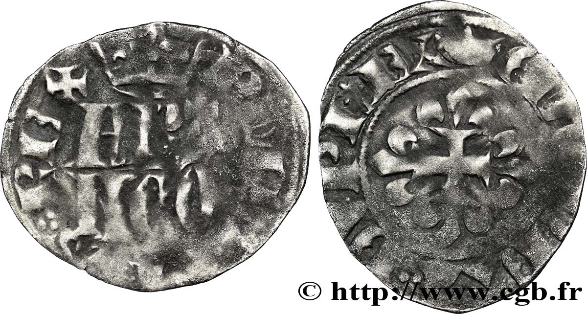 PHILIPPE VI DE VALOIS Double parisis, 3e type n.d. s.l. TB+