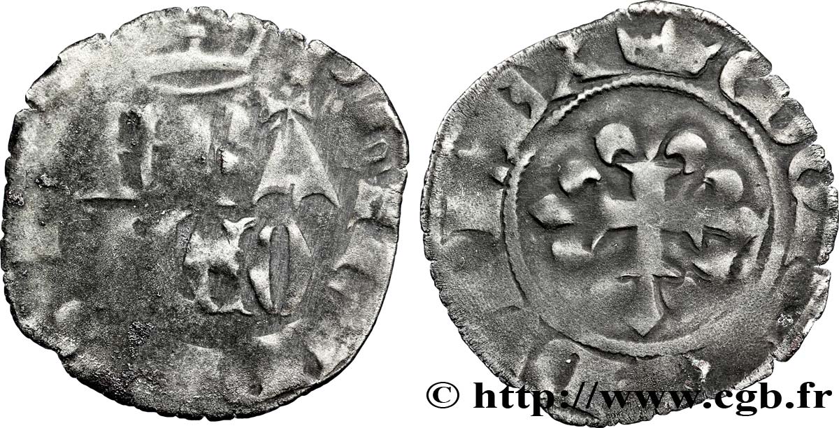 PHILIPPE VI DE VALOIS Double parisis, 3e type n.d. s.l. TB