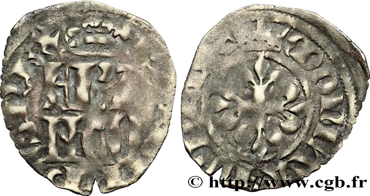 PHILIPPE VI DE VALOIS Double parisis, 3e type n.d. s.l. TB+