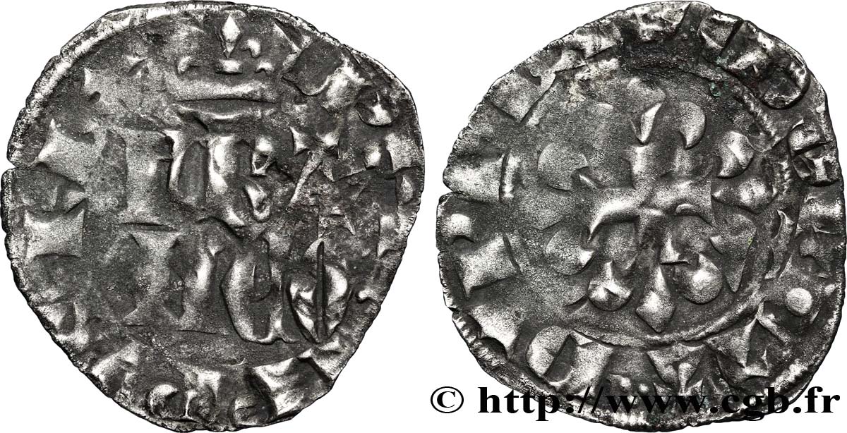 PHILIPPE VI DE VALOIS Double parisis, 3e type n.d. s.l. TB+