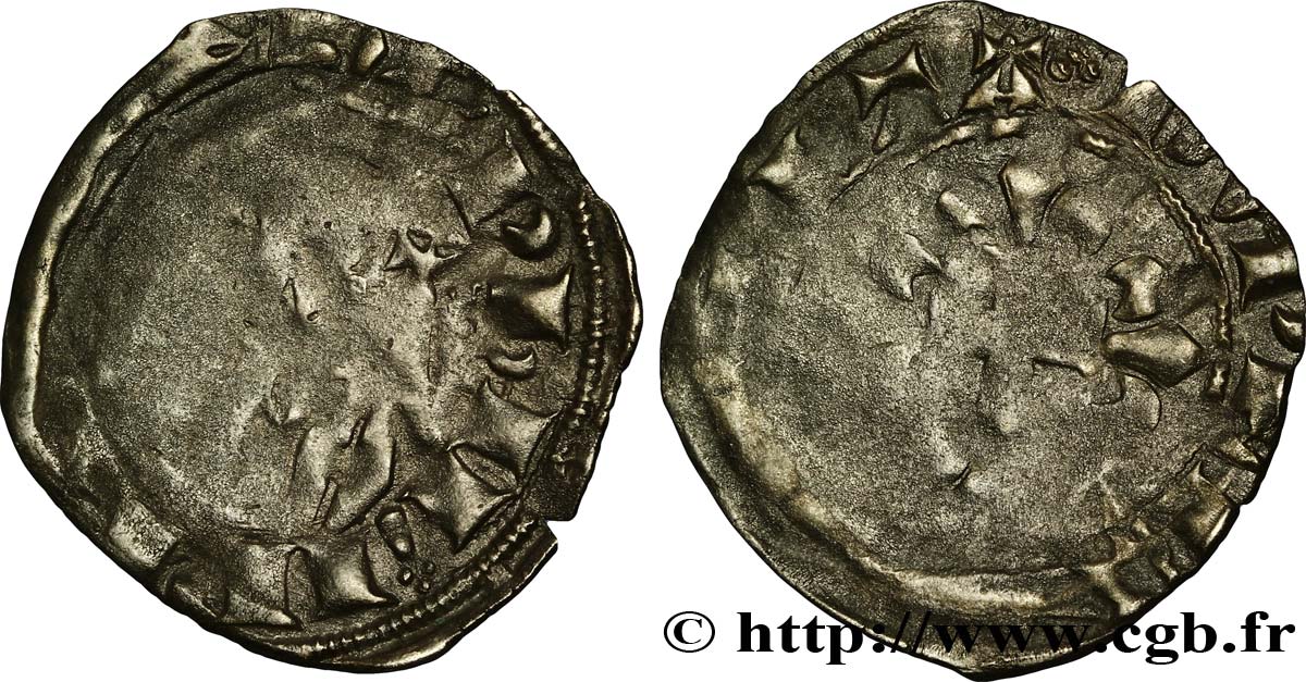 PHILIPPE VI DE VALOIS Double parisis, 3e type n.d. s.l. B