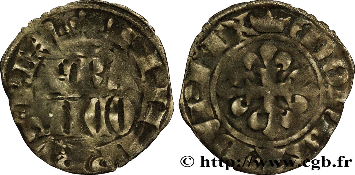 PHILIPPE VI DE VALOIS Double parisis, 3e type n.d. s.l. TB
