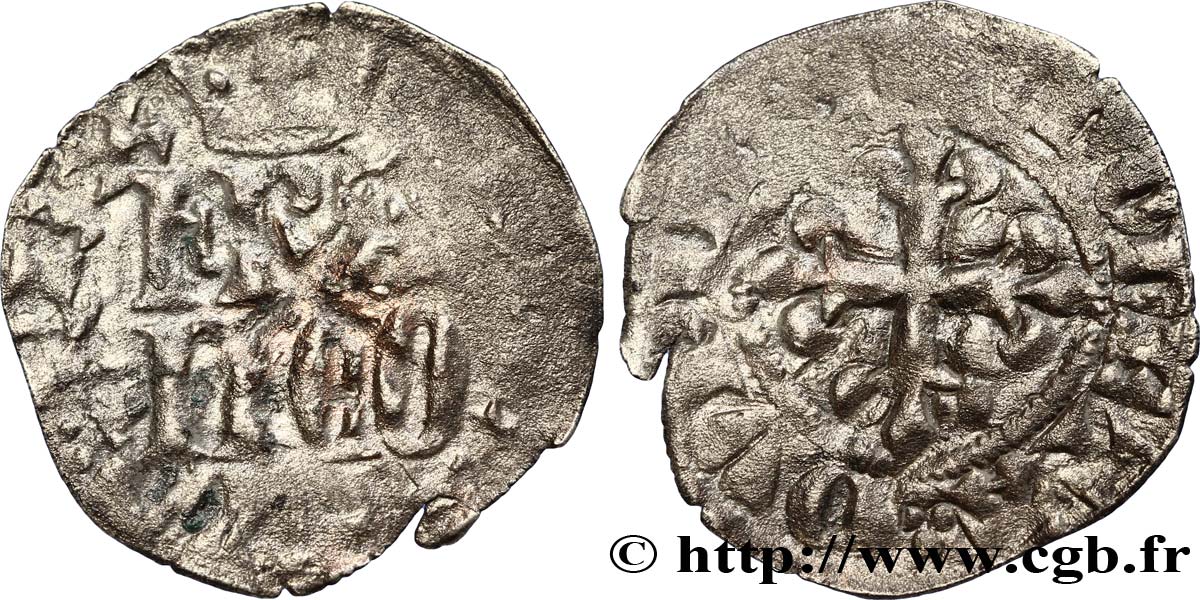 PHILIPPE VI DE VALOIS Double parisis, 3e type n.d. s.l. TB+