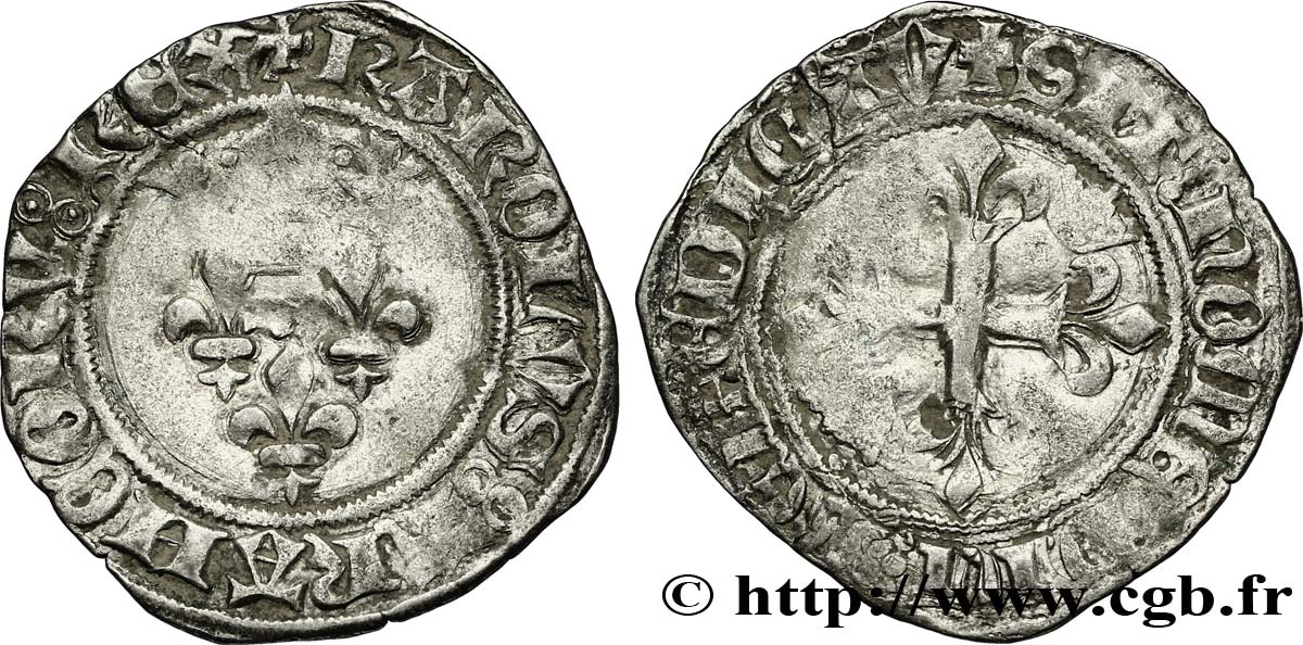 CHARLES VI LE FOU OU LE BIEN AIMÉ Gros dit  florette  n.d. Tournai TB