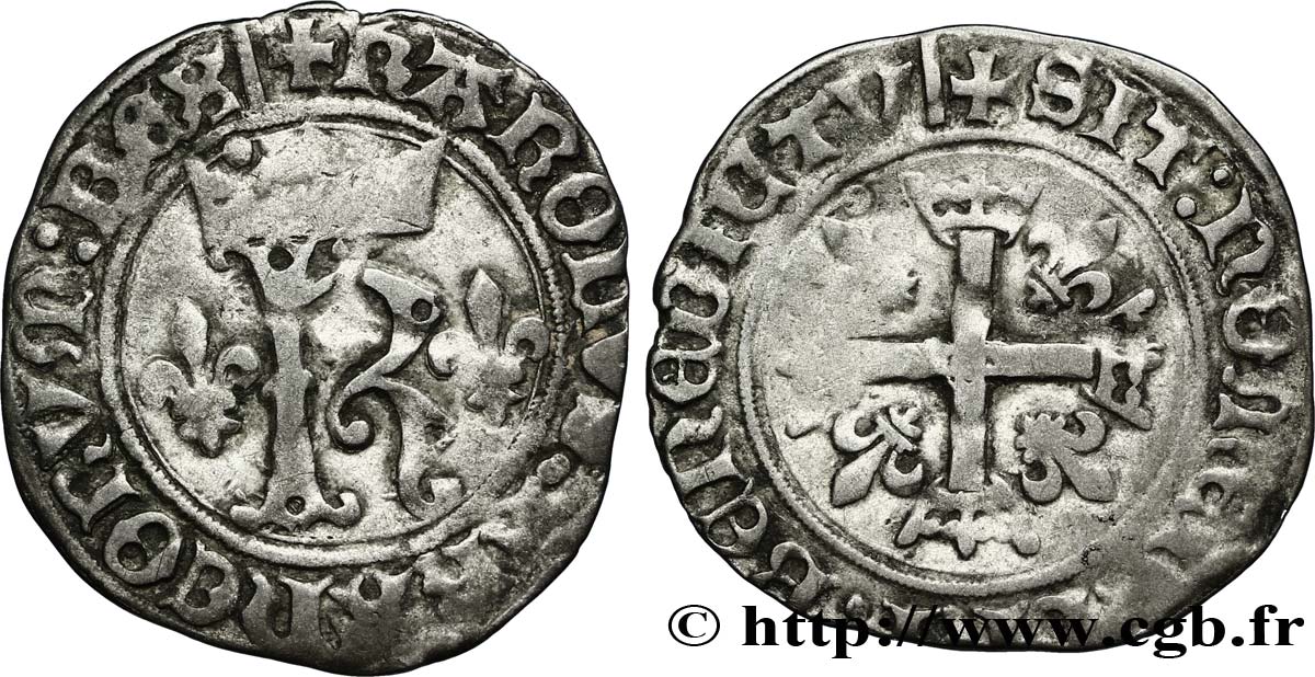 CHARLES VIII Karolus n.d. Saint-Lô TB+