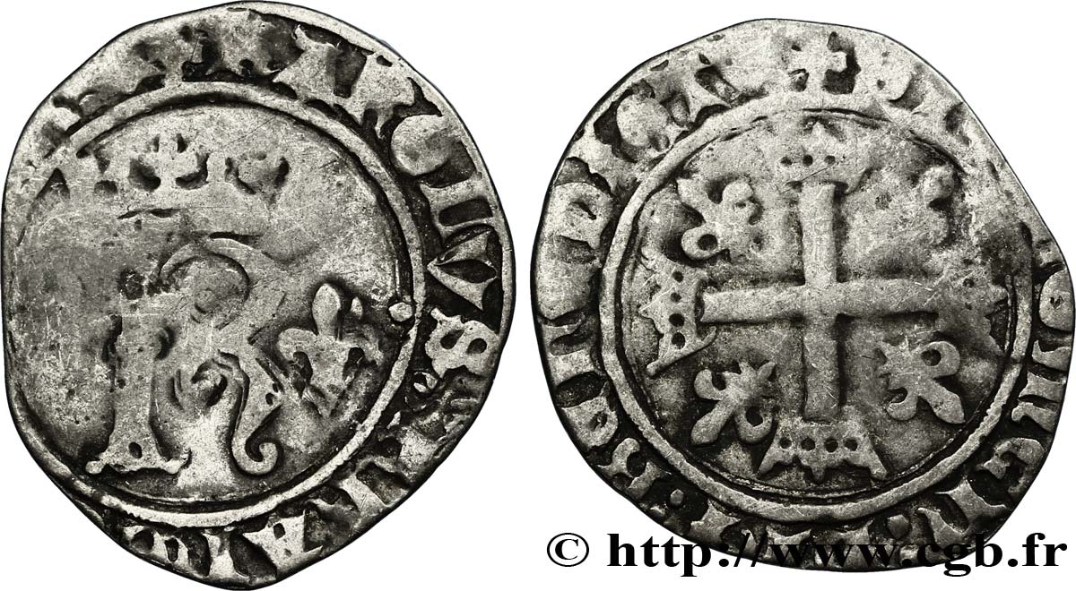 CHARLES VIII Karolus n.d. Angers TB