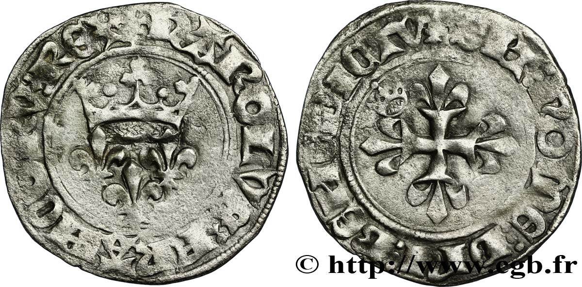 CHARLES VI LE FOU OU LE BIEN AIMÉ Gros dit &nbsp;florette&nbsp; n.d. Paris TB
