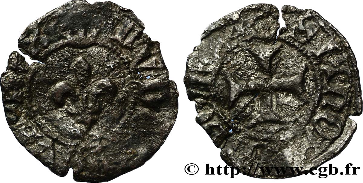 LOUIS XI LE PRUDENT Bourdelois (denier de Bordeaux) n.d. Bordeaux B+