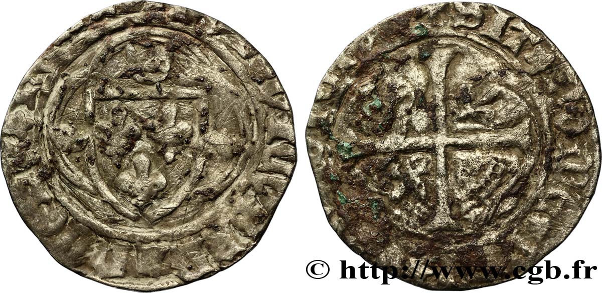 LOUIS XI LE PRUDENT Blanc à la couronne n.d. Atelier indéterminé B