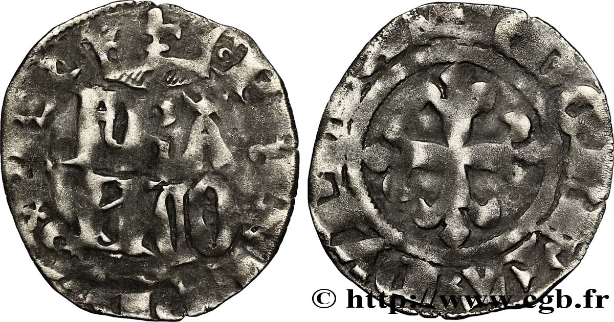 PHILIPPE VI DE VALOIS Double parisis, 3e type n.d. s.l. TB+