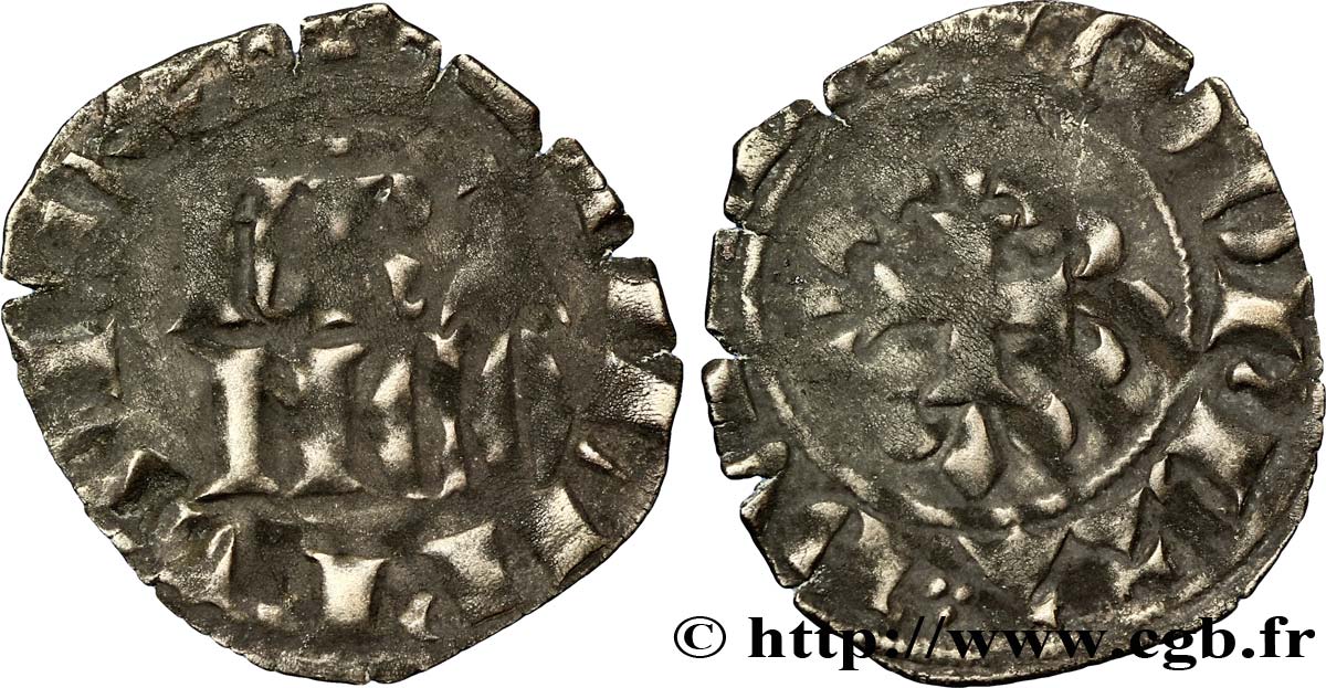 PHILIPPE VI DE VALOIS Double parisis, 3e type n.d. s.l. TB