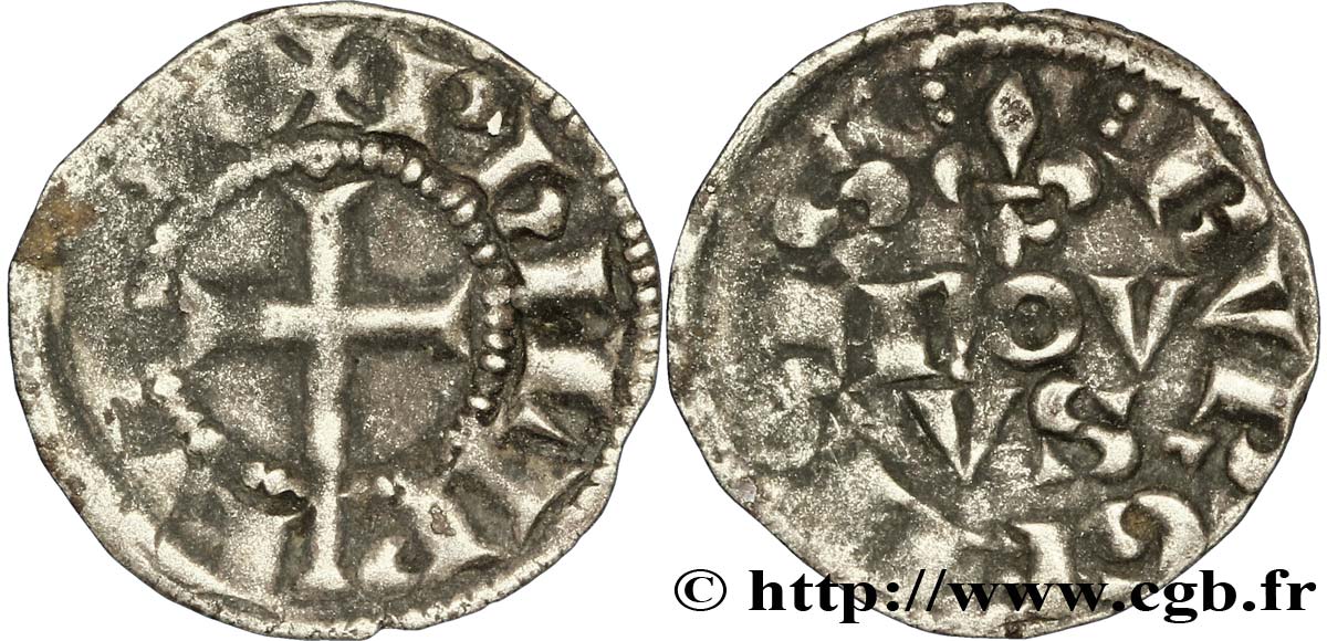 PHILIPPE IV LE BEL Obole bourgeoise n.d. s.l. TTB