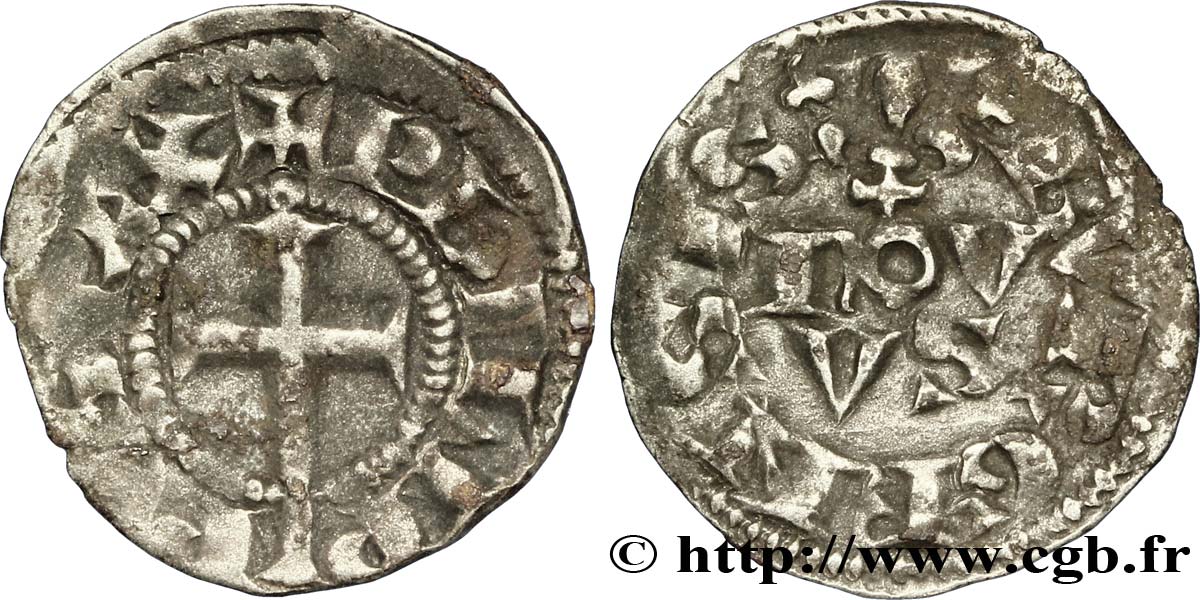 PHILIPPE IV LE BEL Obole bourgeoise n.d. s.l. TB+