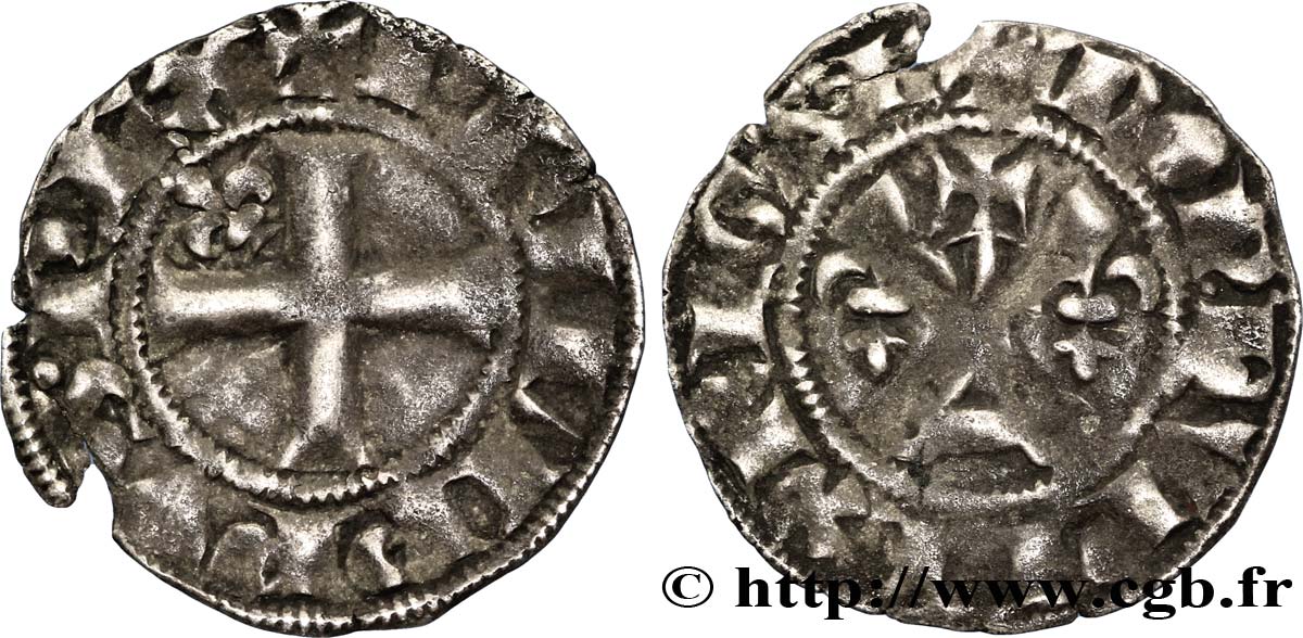 PHILIPPE IV LE BEL Double tournois n.d. s.l. TB+