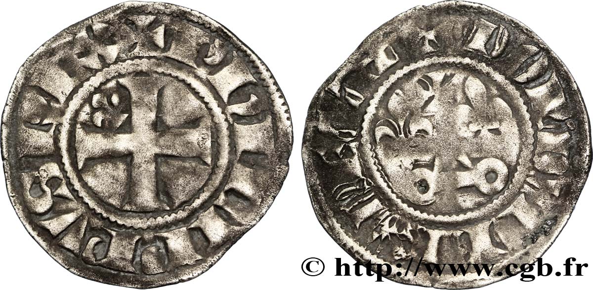 PHILIPPE IV LE BEL Double tournois n.d. s.l. TTB/TB+