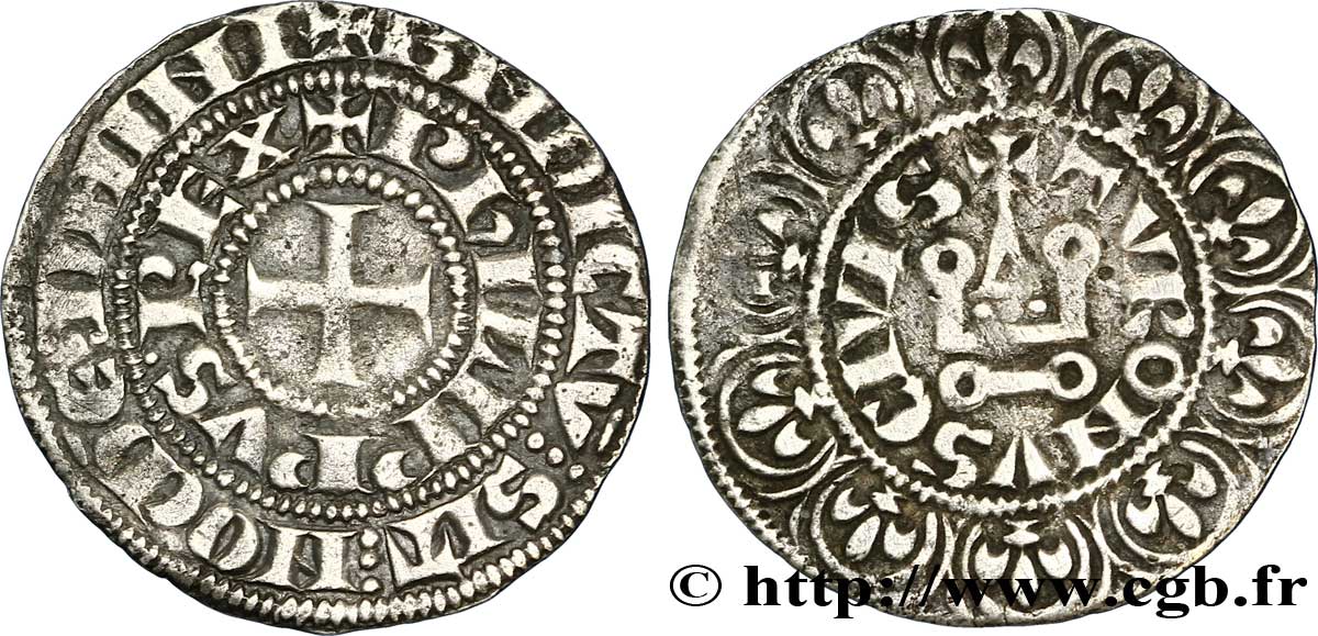 PHILIPPE IV LE BEL Maille tierce à l O rond n.d. s.l. TB+