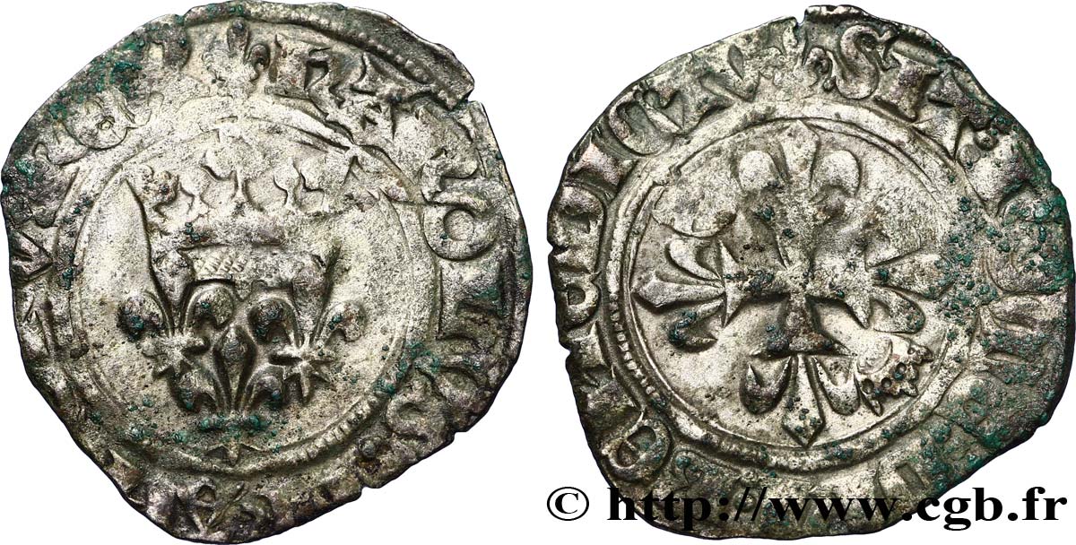 CHARLES VI LE FOU OU LE BIEN AIMÉ Gros dit &nbsp;florette&nbsp; n.d. Paris TB