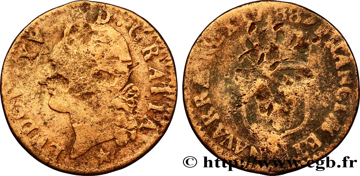 LOUIS XVI Demi-sol dit  à l écu  1788 Marseille AB