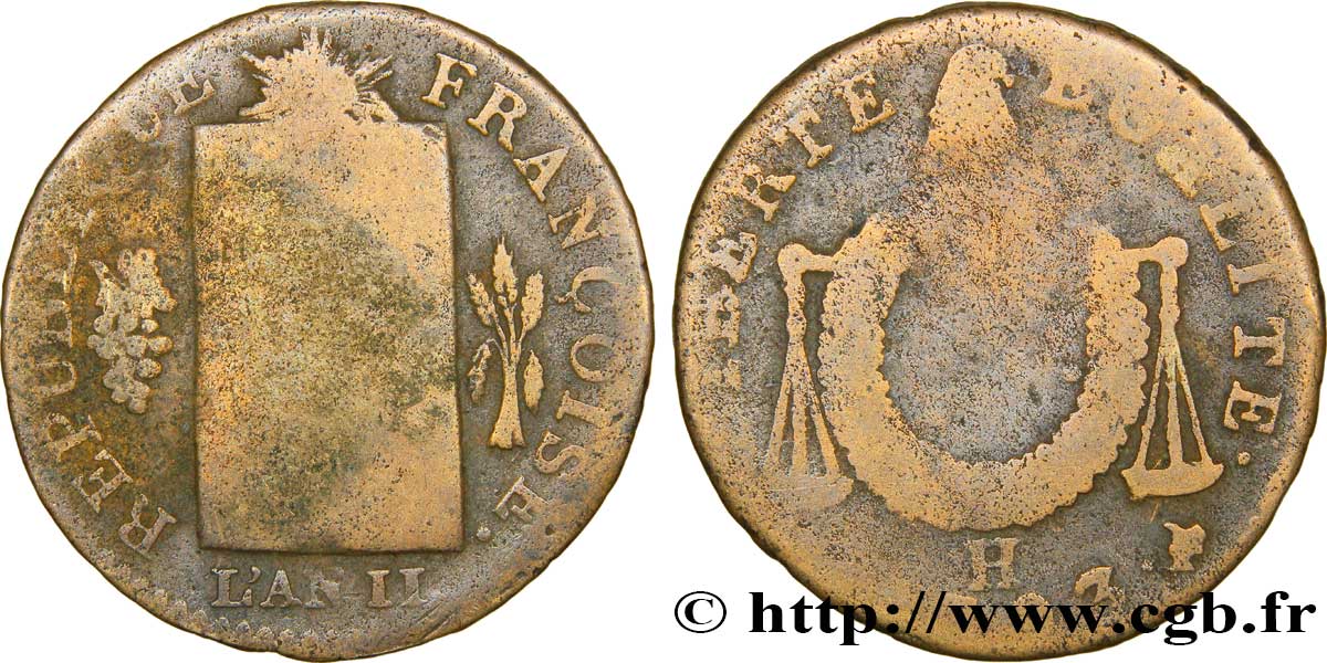 LA CONVENTION Demi-sol dit &nbsp;à la table de loi&nbsp; 1793 La Rochelle B