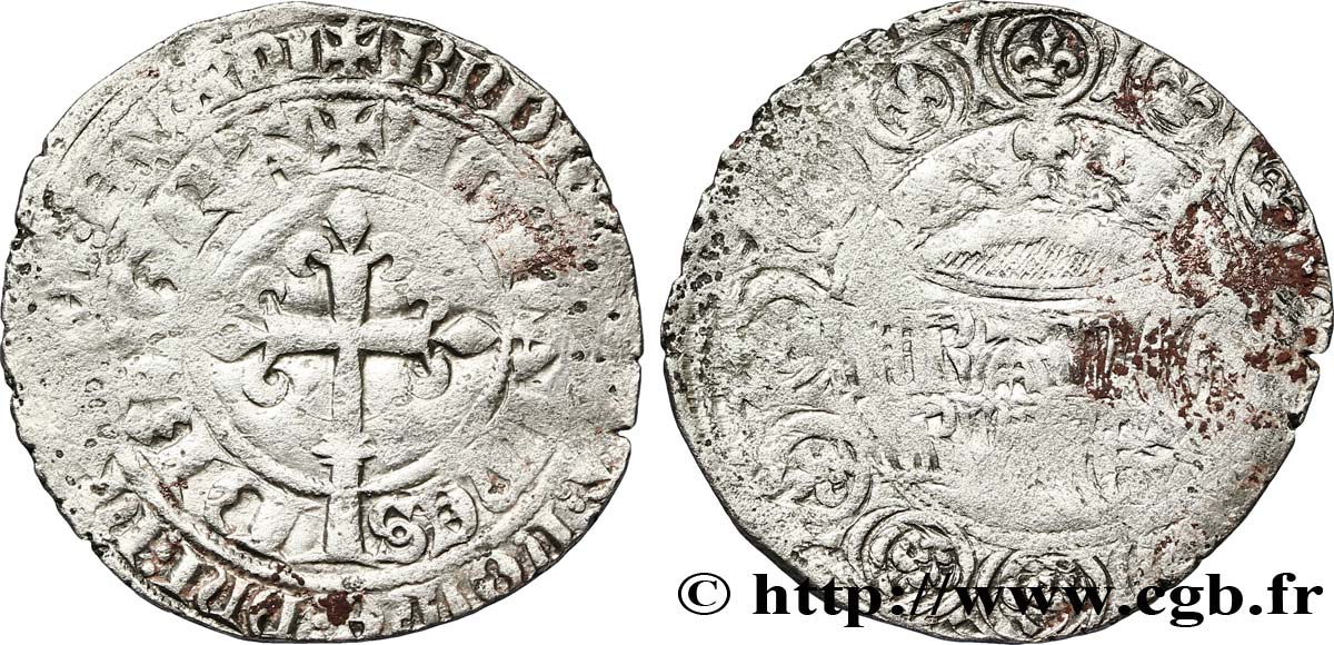 JEAN II LE BON Gros à la couronne n.d.  B