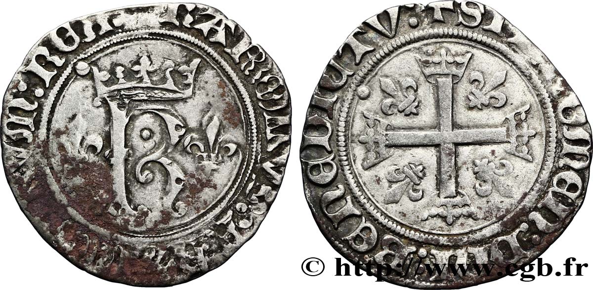CHARLES VIII Karolus n.d. Paris TB/TB+