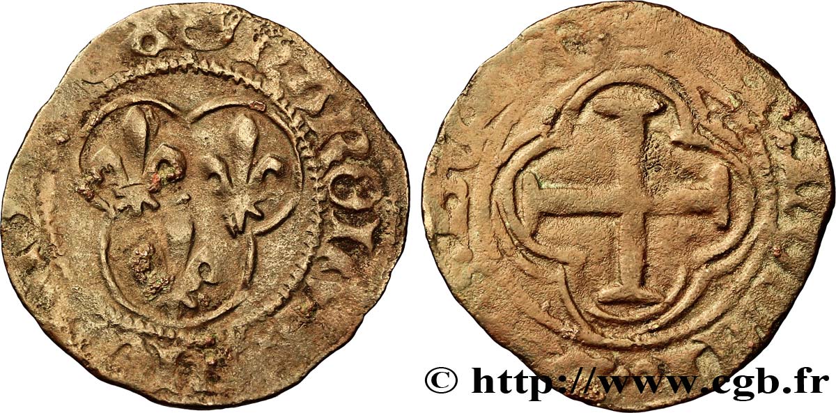 CHARLES VIII Double tournois n.d. Toulouse ? XF