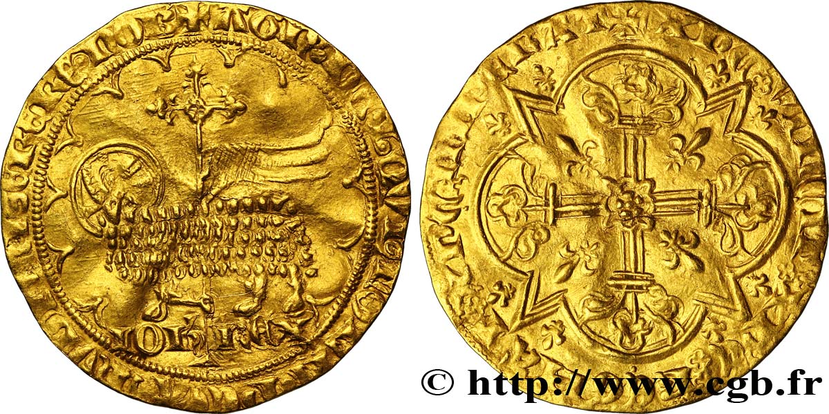 JEAN II LE BON Mouton d or n.d. s.l. TB+