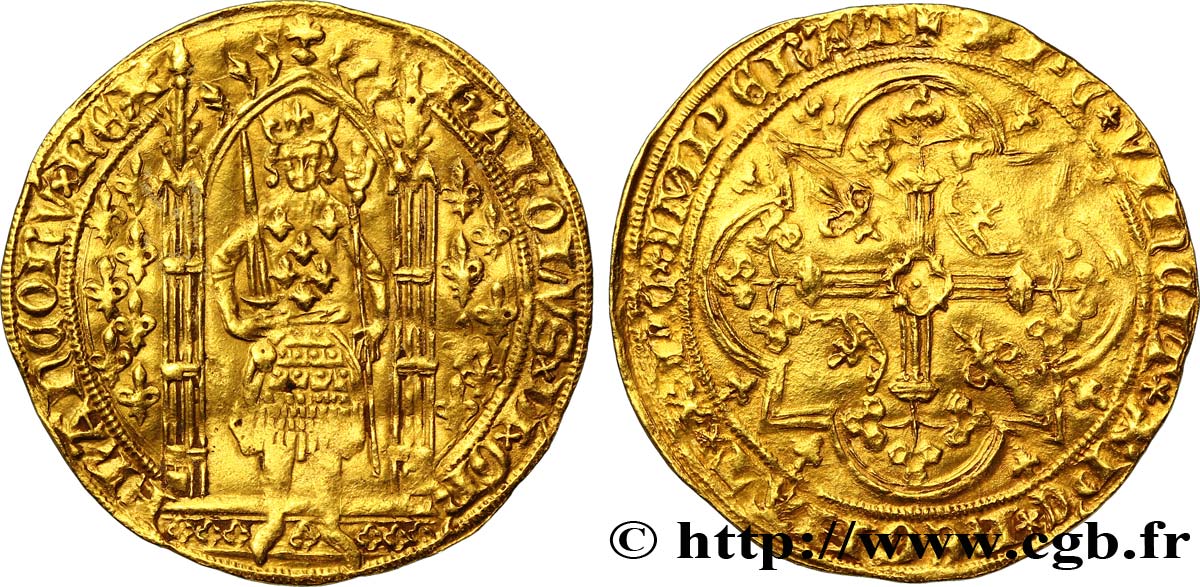 CHARLES V LE SAGE Franc à pied n.d. s.l. TTB